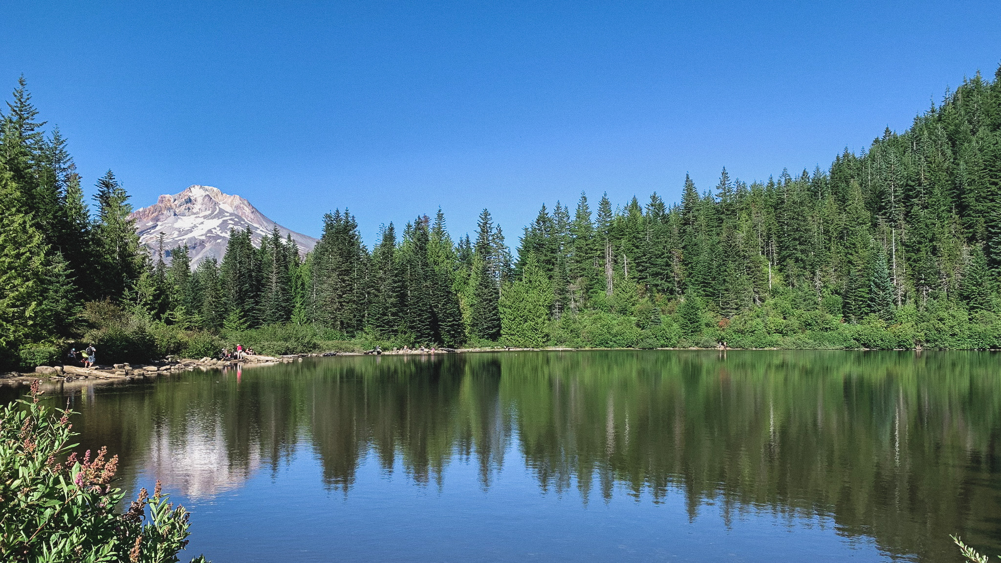 View of Mt. Hood from Mirror Lake